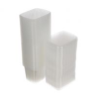 Миниатюра: Контейнер одноразовый 200мл прямоуг. 108*82*40мм с/кр. набор 100шт (10)@