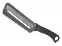 Миниатюра: Нож для шинковки овощей нерж.16*5см (L 26,5см с ручкой), 1 лезвие пласт. ручка (Россия) (60)