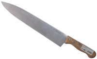 Миниатюра: Нож кухонный нерж. 31см (L440мм с ручкой) (поварской для мяса), дер. ручка Regent CHEF (1)