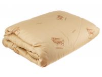 Миниатюра: Одеяло 2,0 спальное (172*205см) Овечья шерсть 150гр/м2 в сумке Облегченное @