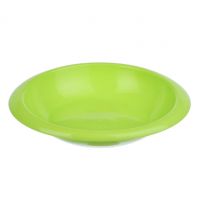 Миниатюра: Тарелка столовая пласт. 0,75л (205*215*40мм) салатовая