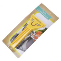 Миниатюра: Скребок для стеклокерамики пласт. 14*6см, нерж. лезвие, пласт. ручка, цвет микс