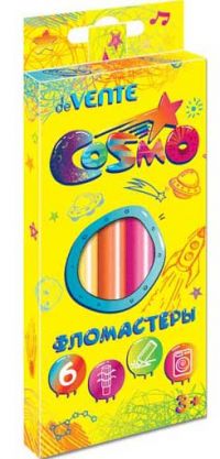 Миниатюра: Фломастеры 6цв.deVente Cosmo 5080311
