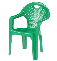 Миниатюра: Кресло пласт. 585*540*800мм зеленое