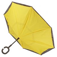 Миниатюра: Зонт полуавтомат ткань 105см двухслойный 8спиц ручка стойка для сушки