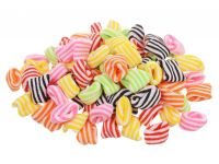 Миниатюра: Резинка для волос Полосочка цв микс набор 100шт@