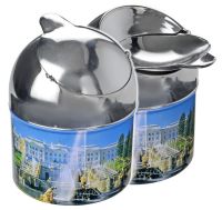 Миниатюра: Пепельница металлическая крышка перевертыш ВК-5084А