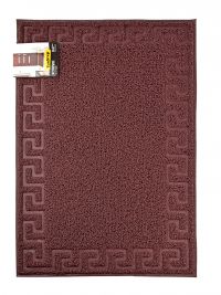 Миниатюра: Коврик ПВХ 40*60см, Sunstep Spongy Меандр коричневый