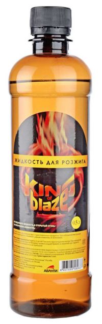 Миниатюра: Жидкость для розжига 0,5л King of Blaze (углеводород)