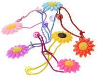 Миниатюра: Резинка для волос Ромашка микс набор 12шт