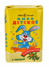 Миниатюра: Мыло туалетное 90гр Детское экстракт череды
