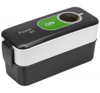 Миниатюра: Ланч-бокс пласт. 2*0,5л (двойной), прямоугольный Кофе