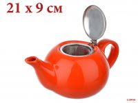 Миниатюра: Чайник заварочный с фильтром 750мл оранжевый
