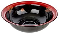 Миниатюра: Таз эм. 12л деколь Рябинка черный с красным тонированием