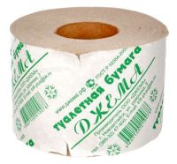 Миниатюра: Туалетная бумага Джема с гильзой 2в1