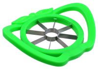 Миниатюра: Яблокорезка пласт. 17см, нерж. лезвия, пласт. ручки Яблоко цвет микс