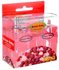 Миниатюра: Набор для специй 2пр (солонка, перцемолка ручная) стекло Queen Ruby