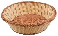 Миниатюра: Корзина для хлеба пласт. 29*21,5*8см плетеная