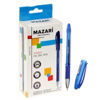 Миниатюра: Ручка масл. шар. MAZARI Torino M-5701-70 синяя, игол. узел 0,7мм,цв.пласт.корп.