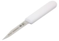 Миниатюра: Нож кухонный нерж. 8см (для овощей), пласт. белая ручка Tramontina Professional Master 24626/083@