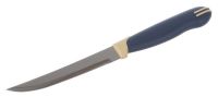 Миниатюра: Нож кухонный нерж. 12,7см, пласт. синяя ручка Tramontina Multicolor @