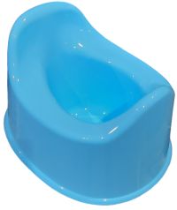 Миниатюра: Горшок детский пласт. 230*295*185мм Карапузик голубой