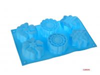 Миниатюра: Форма для выпечки силикон 6шт Пирожные (Кексы)