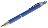 Миниатюра: Ручка подар. авт. шар. deVENTE Ritter 9021952 металл.,синяя,1,0мм,корп.Soft синий,пластик.футл.