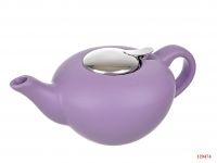 Миниатюра: Чайник заварочный 1000мл с фильтром фиолетовый керамика