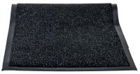 Миниатюра: Коврик полиэстер, ПВХ 50*80см, влаговпитывающий Sunstep Light черный