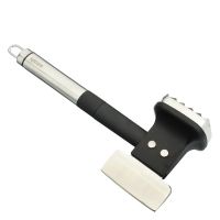 Миниатюра: Топор кухонный нерж. 26*10см 2в1, молоток кухонный (отбивной), нерж. и пласт. ручка SATOSHI Альфа