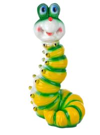 Миниатюра: Фигурка садовая Гусеница 14*30см гипс (1)