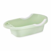 Миниатюра: Ванна детская пласт. 890*450*250мм Малышок люкс зеленая (5)