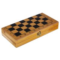 Миниатюра: Набор игр 3в1 Шахматы, Шашки, Нарды