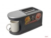 Миниатюра: Кофеварка + тостер 2в1 900Вт ENERGY