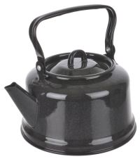 Миниатюра: Чайник эм. 3,5л, эм. крышка с петлей, закатное дно Рябчик черный (4)
