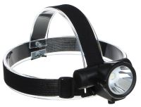 Миниатюра: Фонарь налобный аккумуляторный пласт. 7*8см, 1 LED, 3 Вт, 2 режима, аккумулятор 1200мАч, USB-кабель