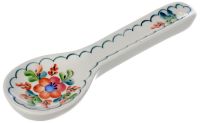 Миниатюра: Ложка подстановочная Цветы хлебосольная керамика