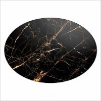Миниатюра: Блюдо для сервировки стекло 32см вращающееся Black onyx (12)
