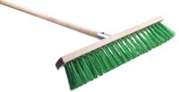 Миниатюра: Щетка для пола дер. 400*50*20мм, колодка береза, мет. кронштейн, дер. черенок@
