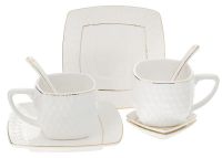 Миниатюра: Набор чайный 8пр 200мл квадр Снежная королева