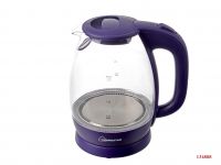 Миниатюра: Чайник эл. 1,7л 2200Вт стекло с подсветкой Homestar фиолетовый