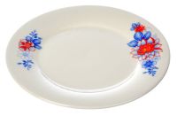 Миниатюра: Тарелка десертная 18см керамика Цветок (80)