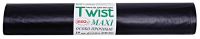 Миниатюра: Мешки для мусора 220л 10шт (900*1300*0,060мм) особо прочные TWIST MAXI в рулоне (5)