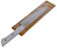 Миниатюра: Нож кухонный нерж. 26,5см (общая), большой белая ручка Сакура