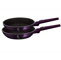 Миниатюра: Набор сковородок ал. 2шт (220мм; 260мм), без крышек а/п индукция Purple Eclips Collection