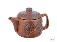 Миниатюра: Чайник 1,7л АЛЛАДИН декор красная глина@