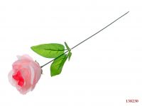 Миниатюра: Цветок искусственный Роза 45см розовый(20)@