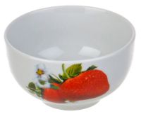 Миниатюра: Пиала фарфор 330мл Клубника (12)