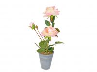 Миниатюра: Цветочная композиция Чайная роза 10,5*34см